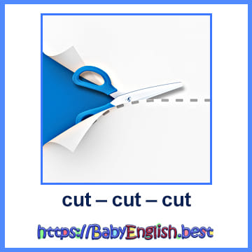 cut – cut – cut