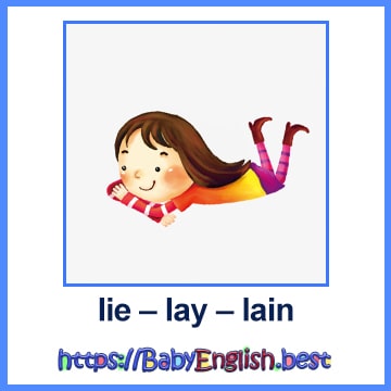 lie – lay – lain