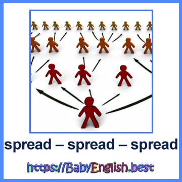 spread – spread – spread