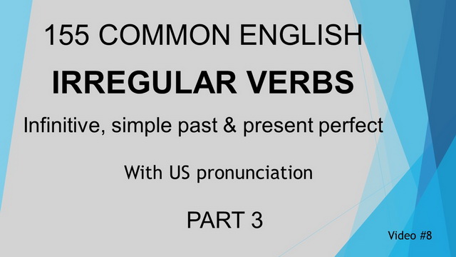 Irregular Verb Video #8